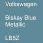 Preview: Volkswagen, Biskay Blue Metallic, LB5Z.